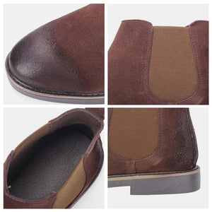 Best Seller iWinckle Men’s Genuine Leather Chelsea Boots